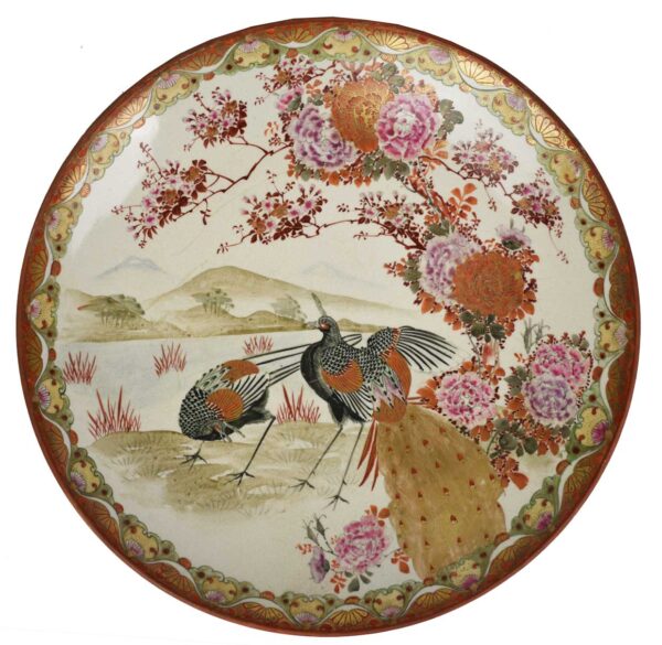 Large Kutani plate