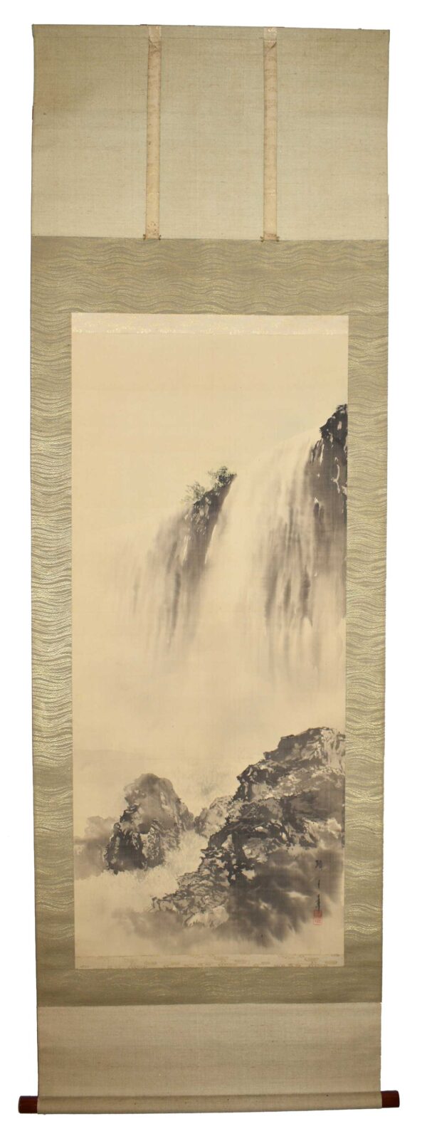 Hanging scroll painting  'Waterfall' - Image 2