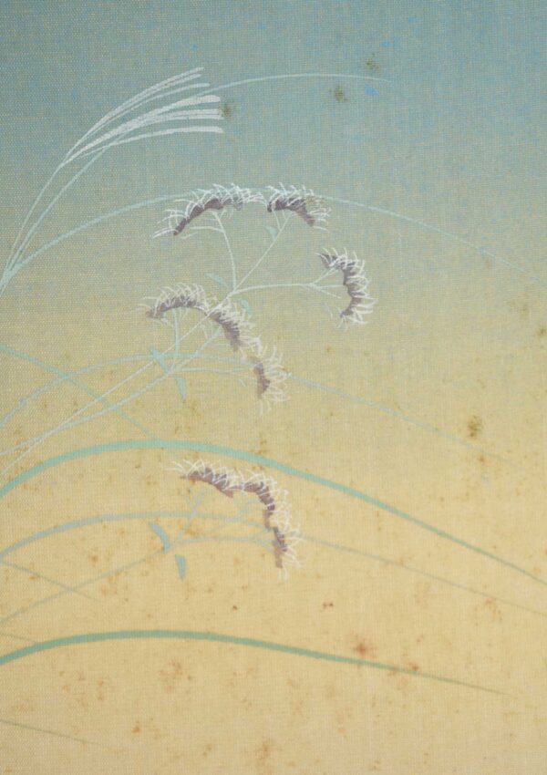 Hanging scroll painting 'Blossoming tree and the moon' - Image 5