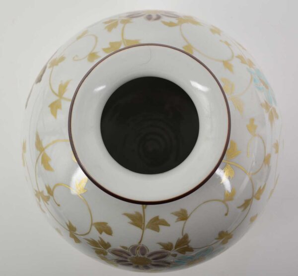 Japanese vintage ceramic vase 'Butterfly' - Image 6