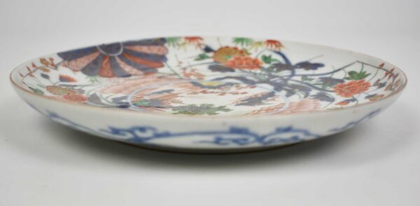 Edo period Arita plate 'Lake scenery' - Image 7