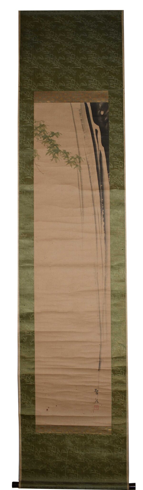 Hanging scroll 'Water fall and branch' - Image 2