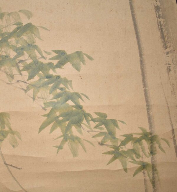 Hanging scroll 'Water fall and branch'