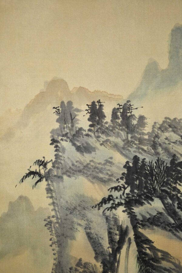 Hanging scroll 'Landscape' - Image 3