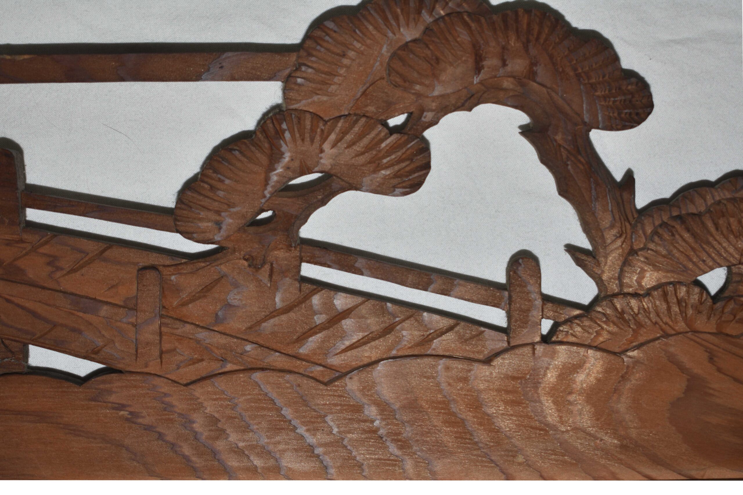 Japanese Ranma wood carving architecture panels - Image 6